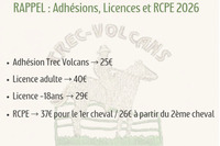 Adhésion 2026, Licences et RCPE 
